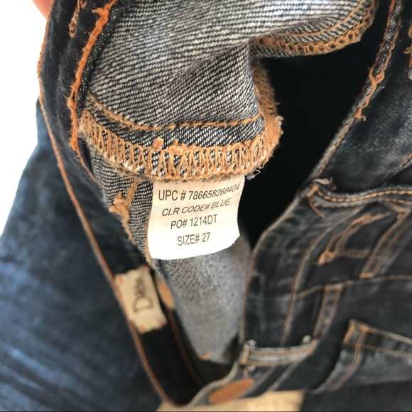 Dittos jeggings mid rise dark acid wash longer length - Picture 6 of 8